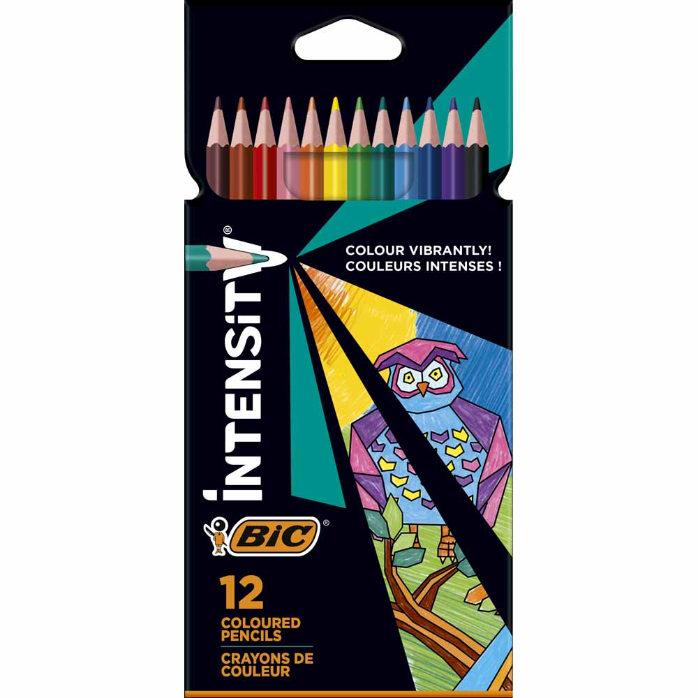 BIC Intensity Colouring Pencils 12 pack Image 1