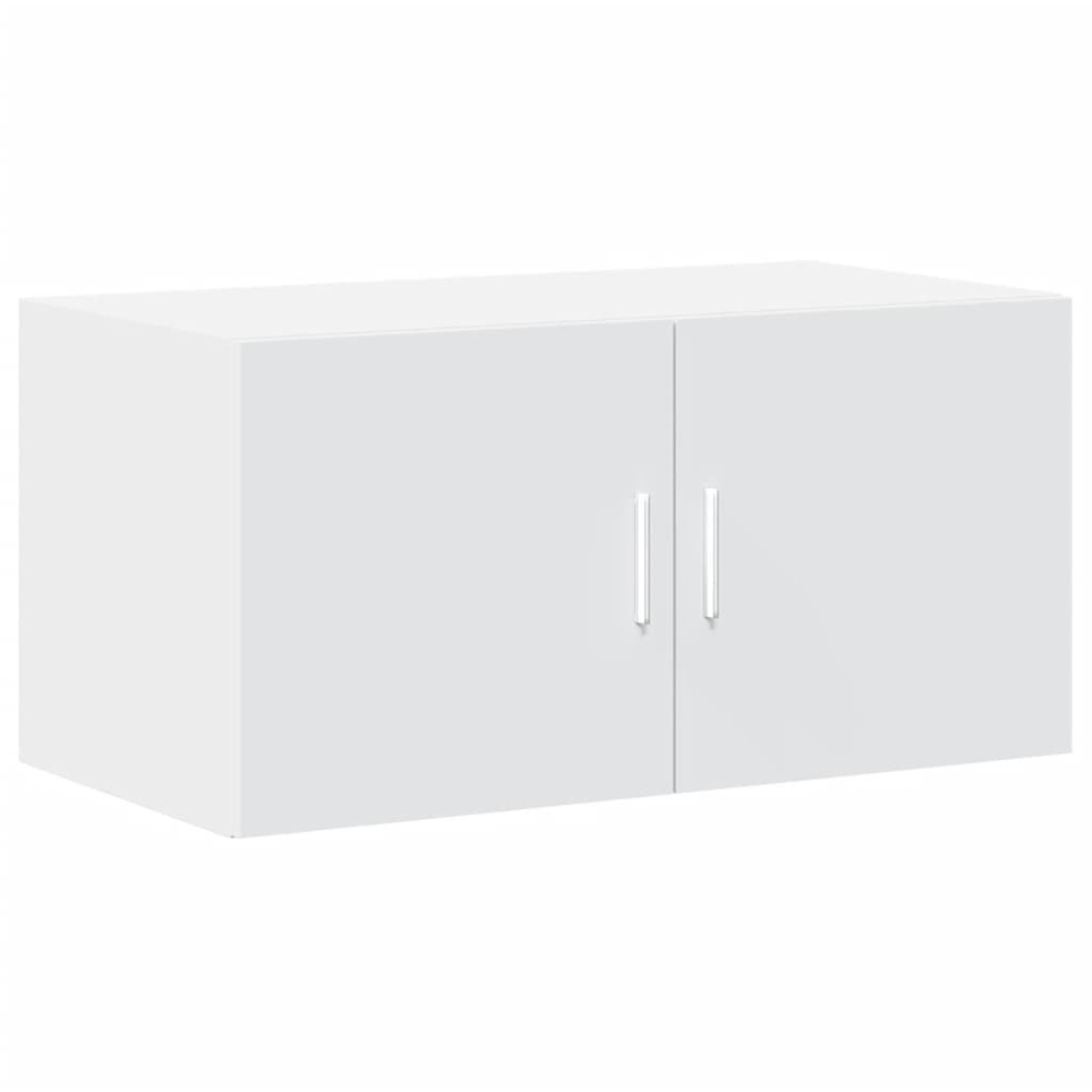 vidaXL 2 Door White Wall Mounted Cabinet Image 2