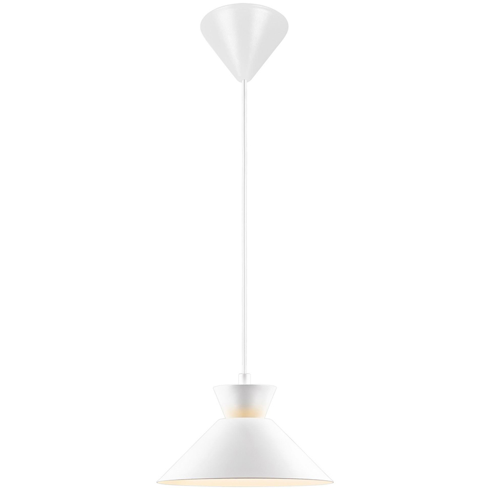 Nordlux Dial 25 E27 White Pendant Light Image 1