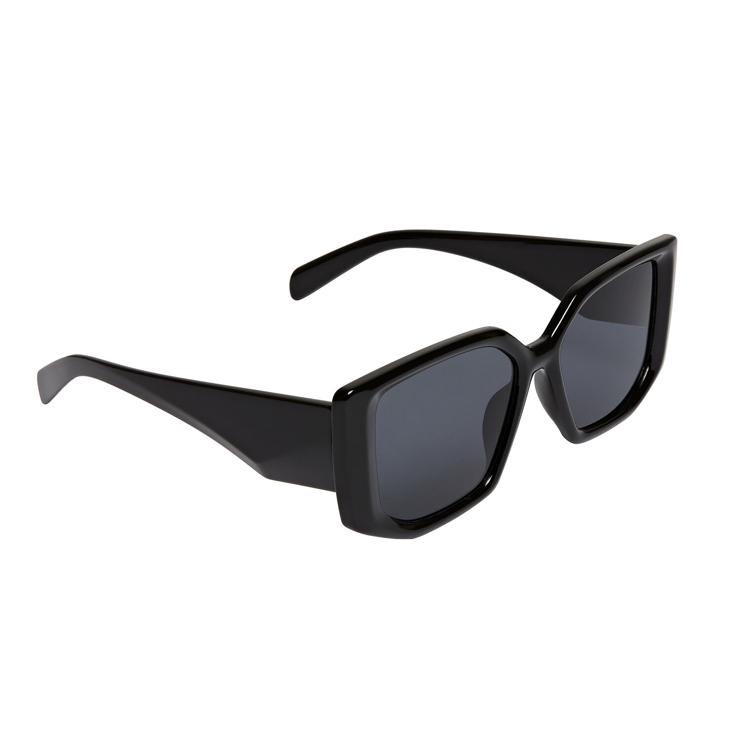 Ladies Fashion Oversized Sunglasses Black Image 2