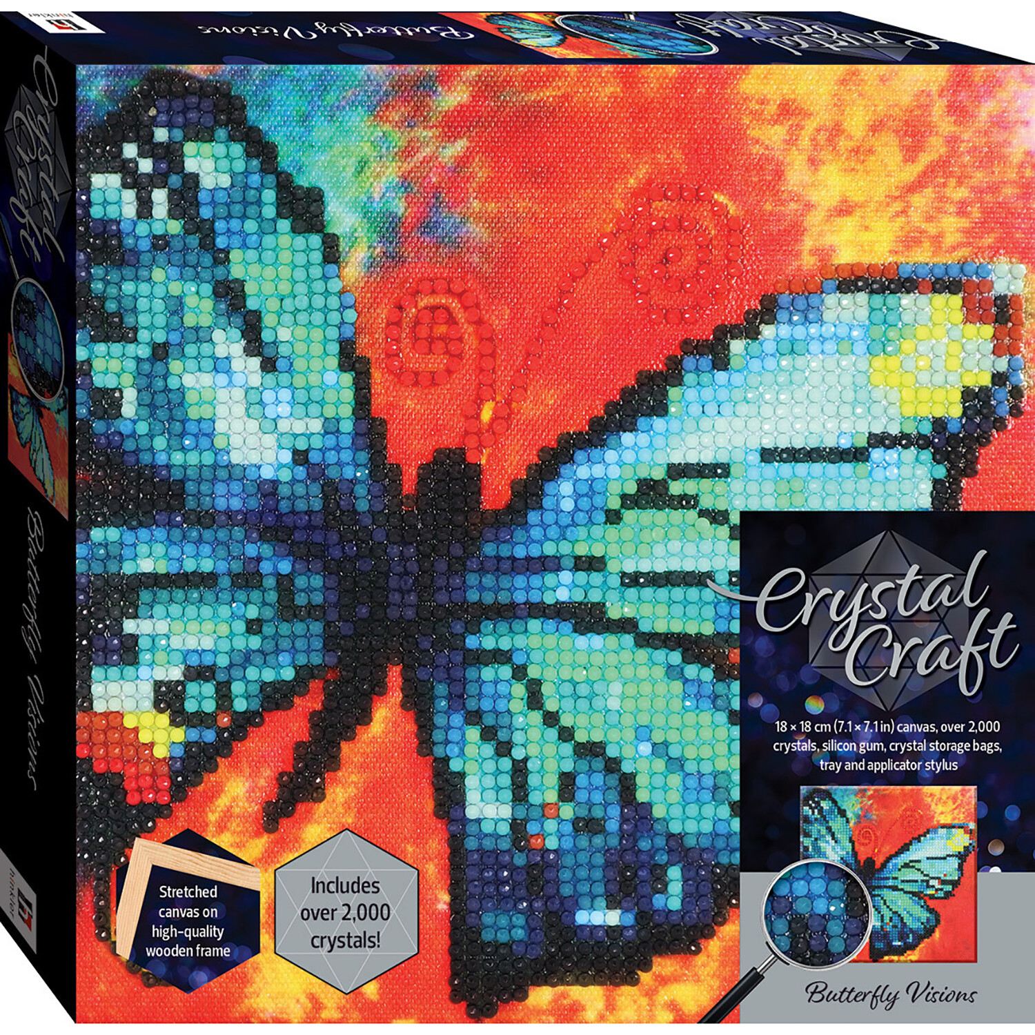 Hinkler Crystal Craft Make Your Own Butterfly Kit Image