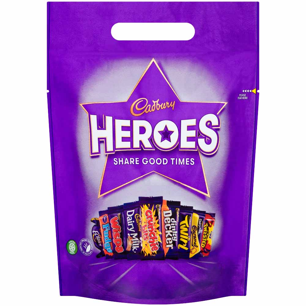 Cadburys Heroes Pouch 357g Image 1