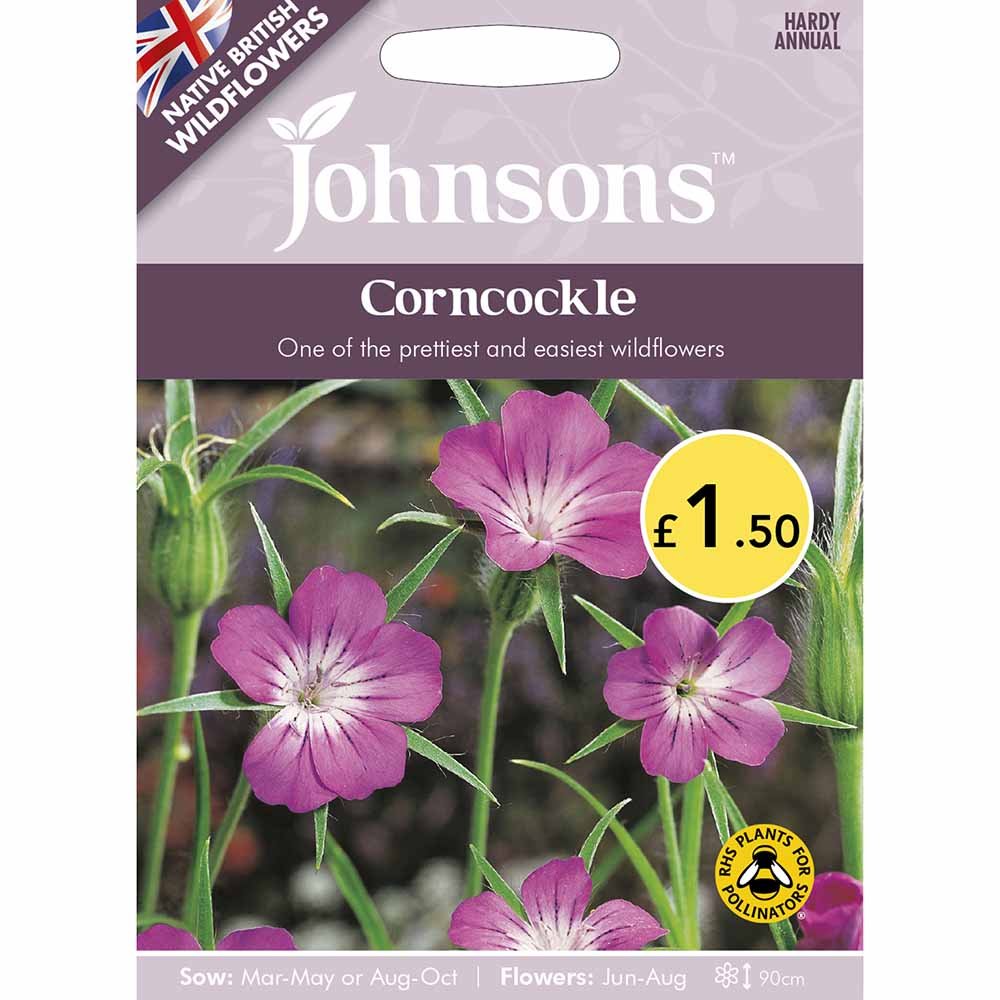 Johnsons Seeds WF Corncockle Image 2