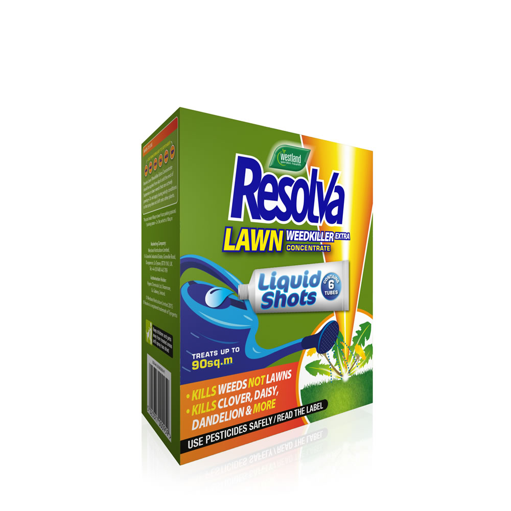 Resolva Lawn Weedkiller Extra Concentrate 6pk Image 1