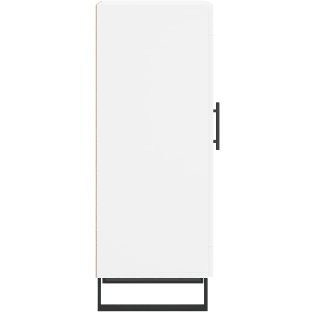 vidaXL Single Door White Sideboard Image 7