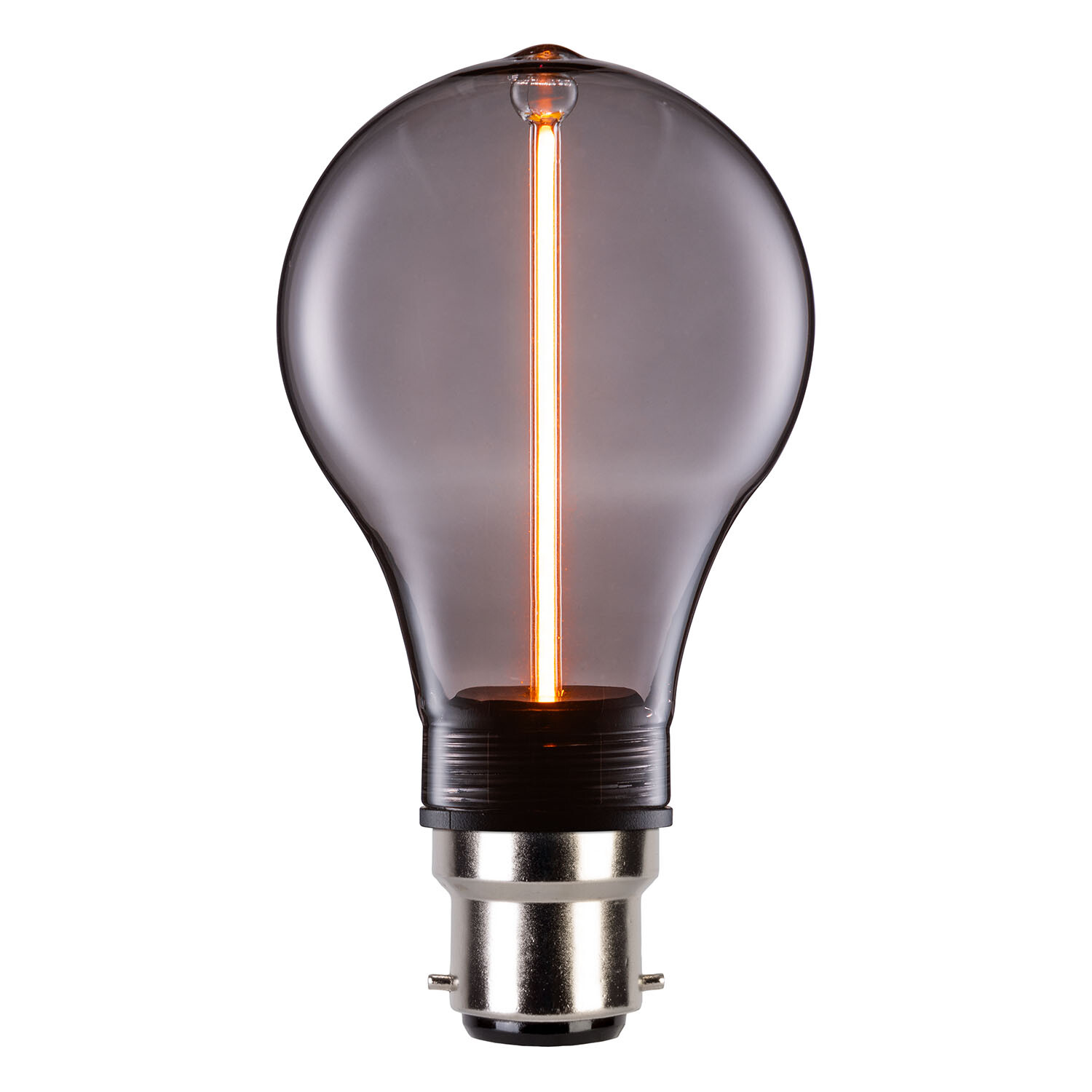 TCP Filament Smoke Classic 60L B22 Warm White Bulb - Warm White Image 1