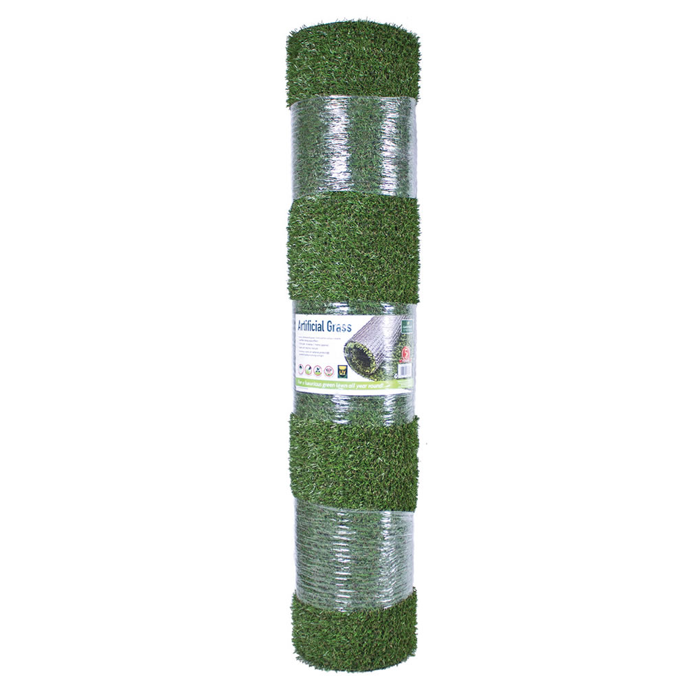 GardenKraft 1m x 4m Artificial Grass Roll Image 3