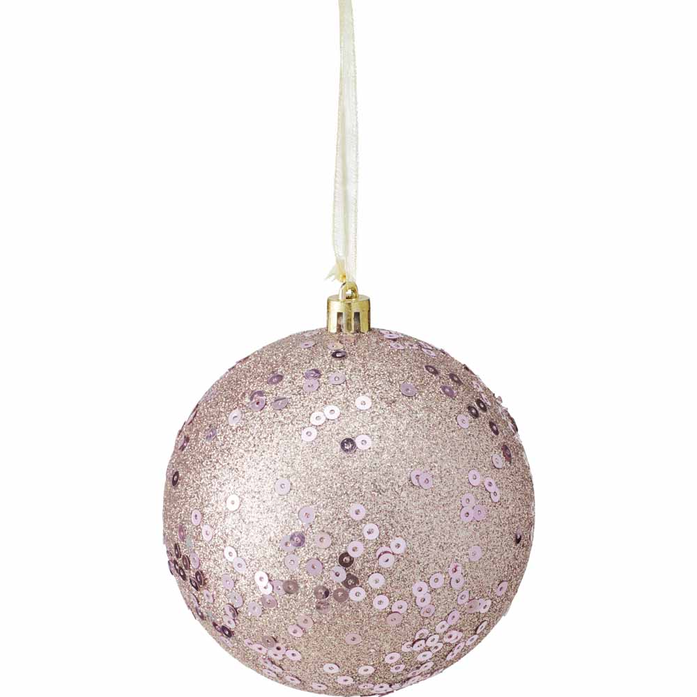 Wilko CK Glitter Hanging Ball Image 1