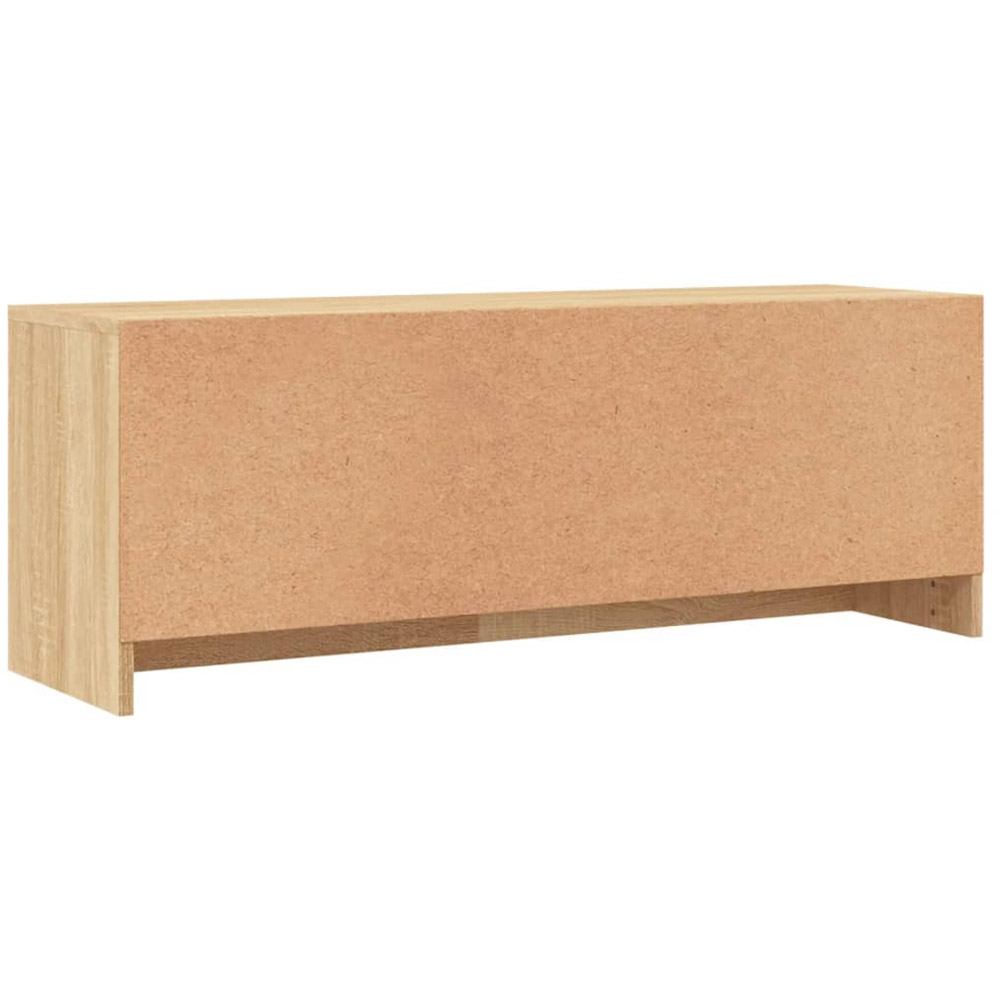 vidaXL 2 Door 2 Shelf Sonoma Oak TV Cabinet Image 8
