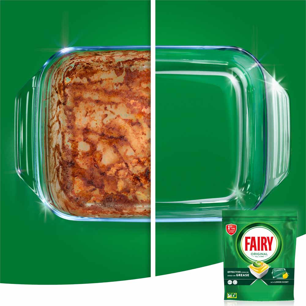 Fairy All in One Dishwasher Tablets Original 58 pack Image 4