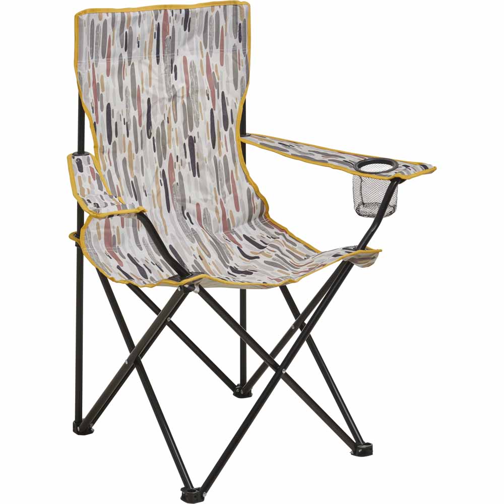 Wilko Camping Chair Printed Design Image 1