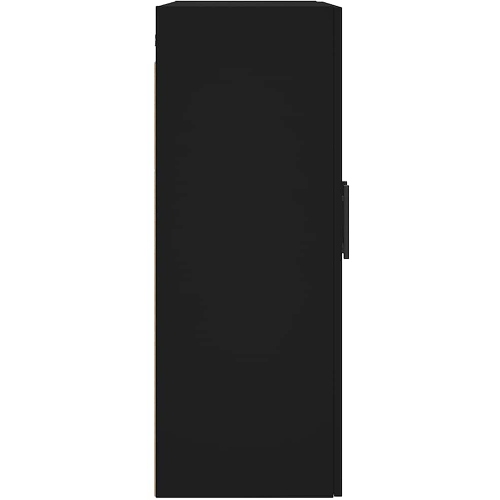 vidaXL 2 Door Black Wall Mounted Storage Cabinets 2 Pack Image 7