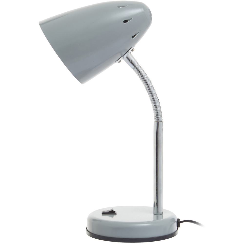 Premier Housewares Flexi Matte Grey Desk Lamp Image 1