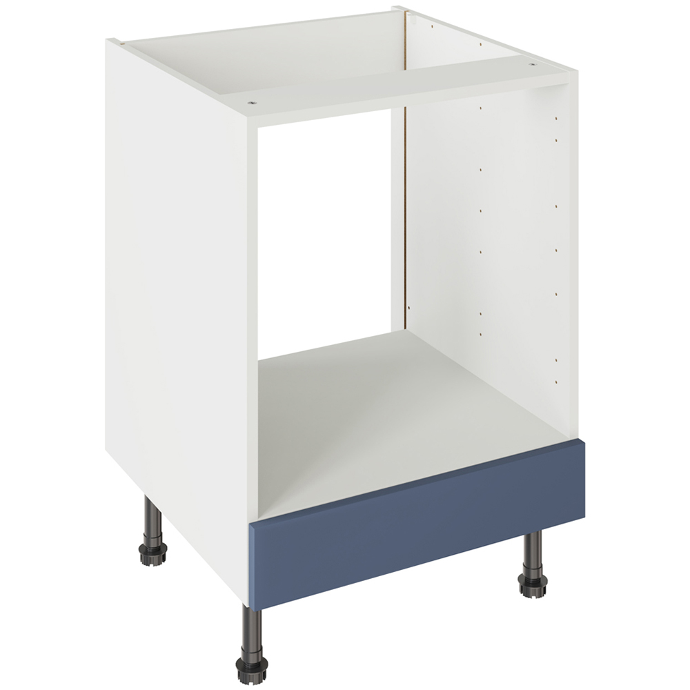 Kitchen Kit Shaker Matt Alby Blue Oven Base Kitchen Cabinet Flatpack 600mm Image 1