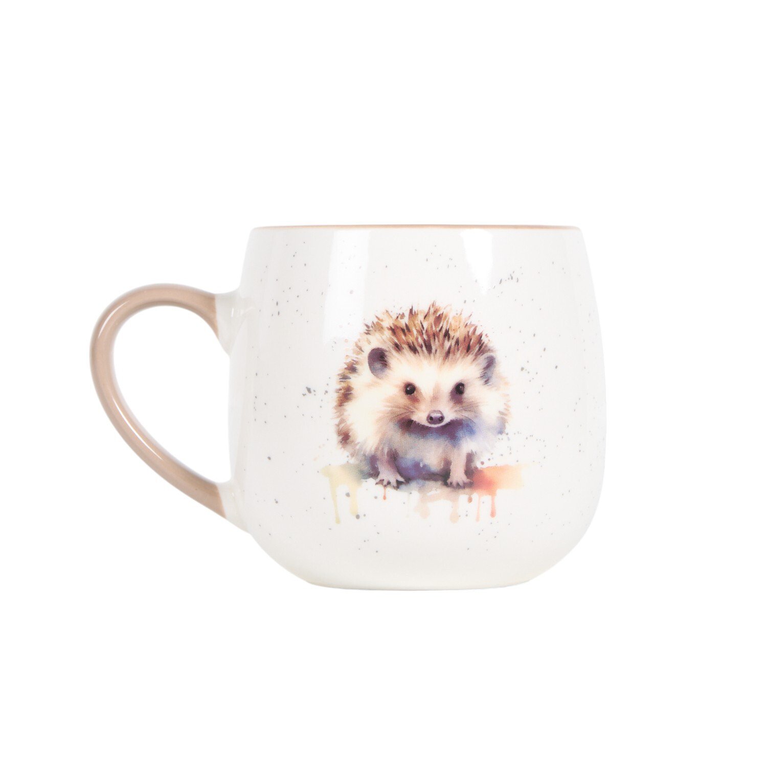 Hedgehog Stoneware Mug 400ml White Image 1