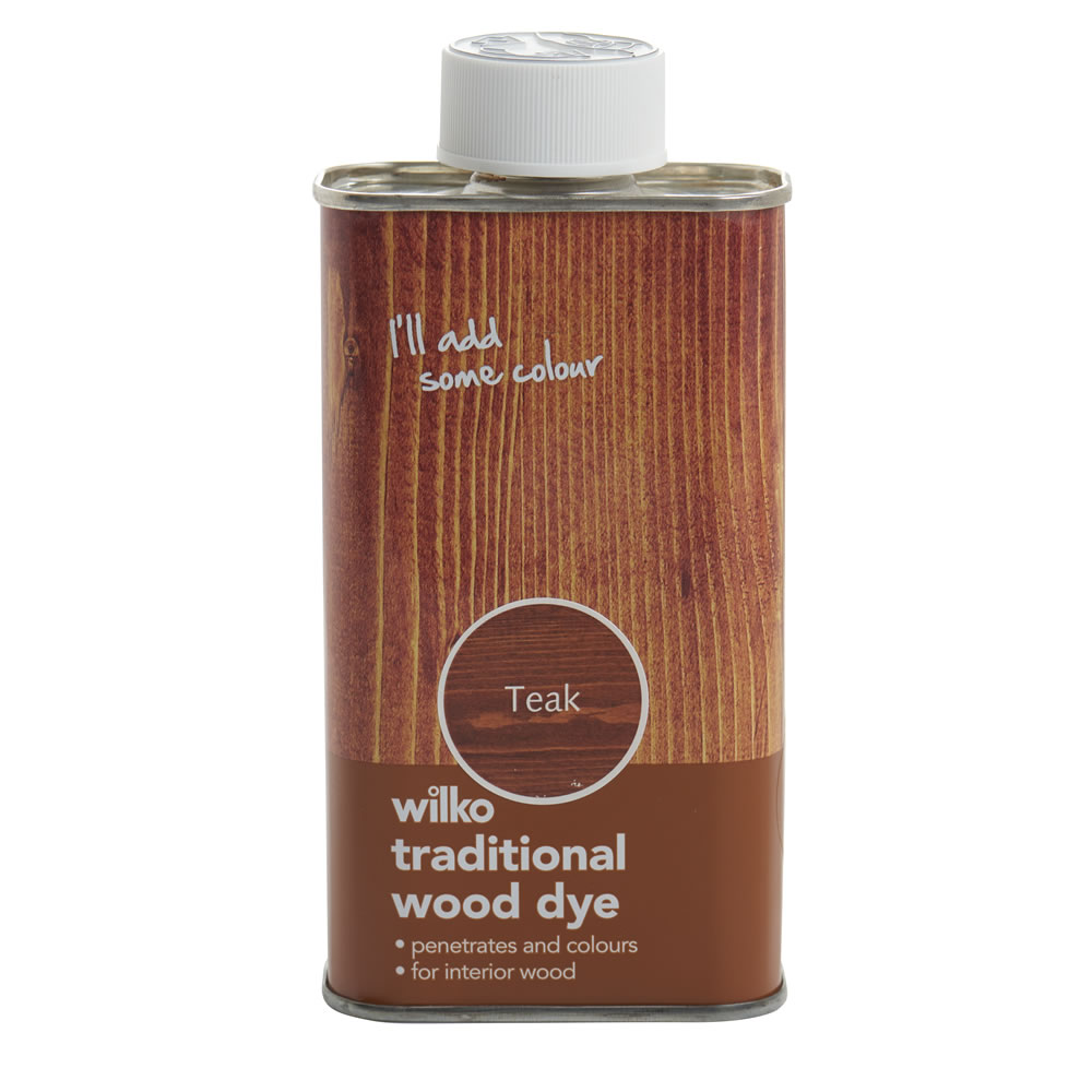 Wilko Teak Traditional Wood Dye 250ml Image 2