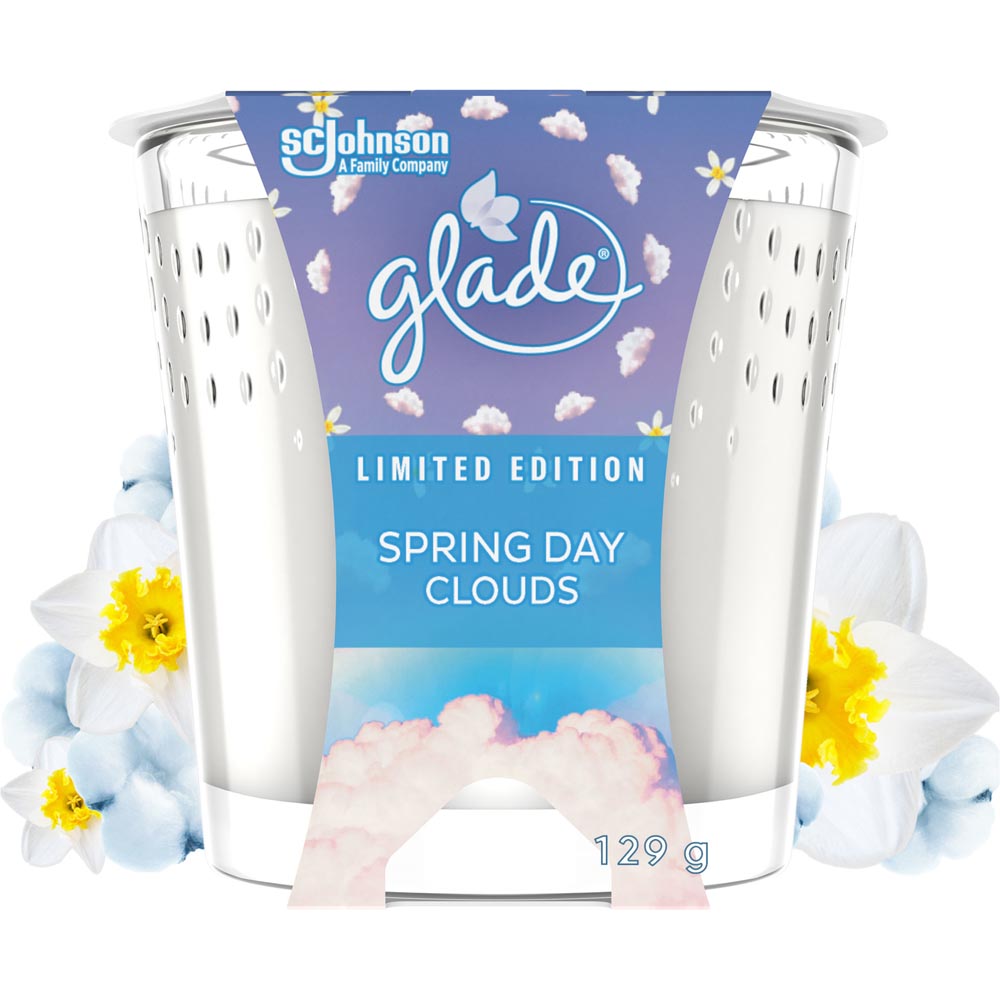Glade Spring Day Clouds Scented Candle 129g Image 2