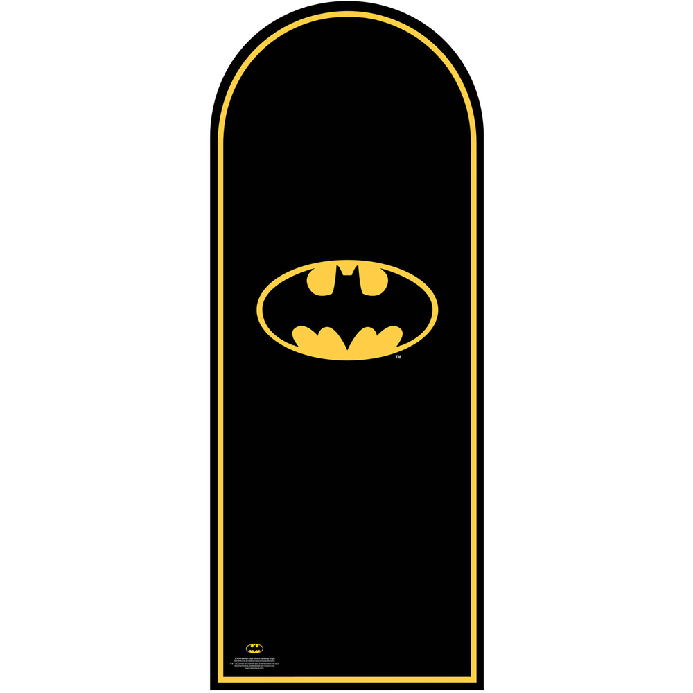 Star Cutouts Single Batman Logo Backdrop Cardboard Cutout 6.4ft Image 1
