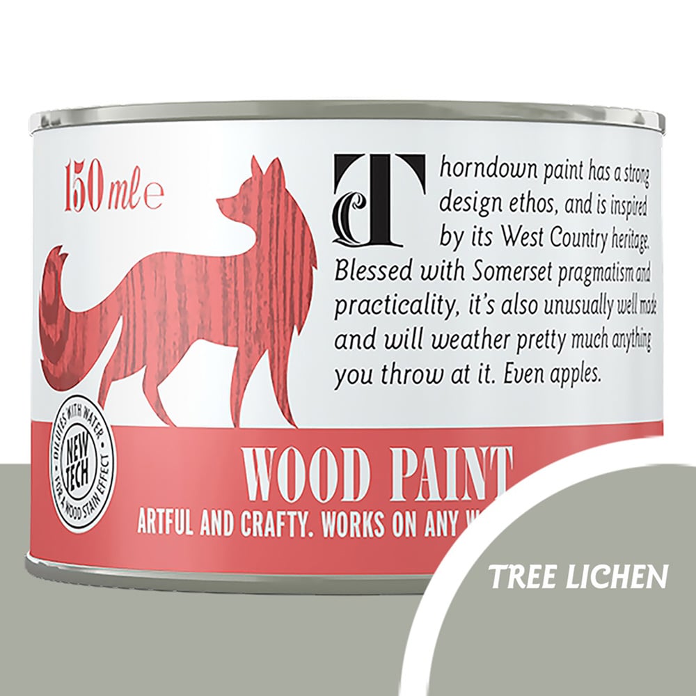 Thorndown Tree Lichen Satin Wood Paint 150ml Image 4