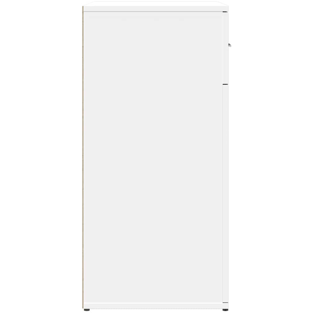 vidaXL 2 Door 2 Drawer White Sideboard Set of 2 Image 5