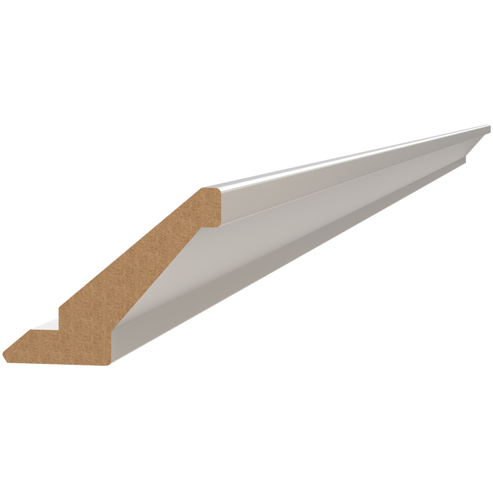 Kitchen Kit Matt Shaker Light Grey Cornice 70 x 90 x 2745mm Image 1