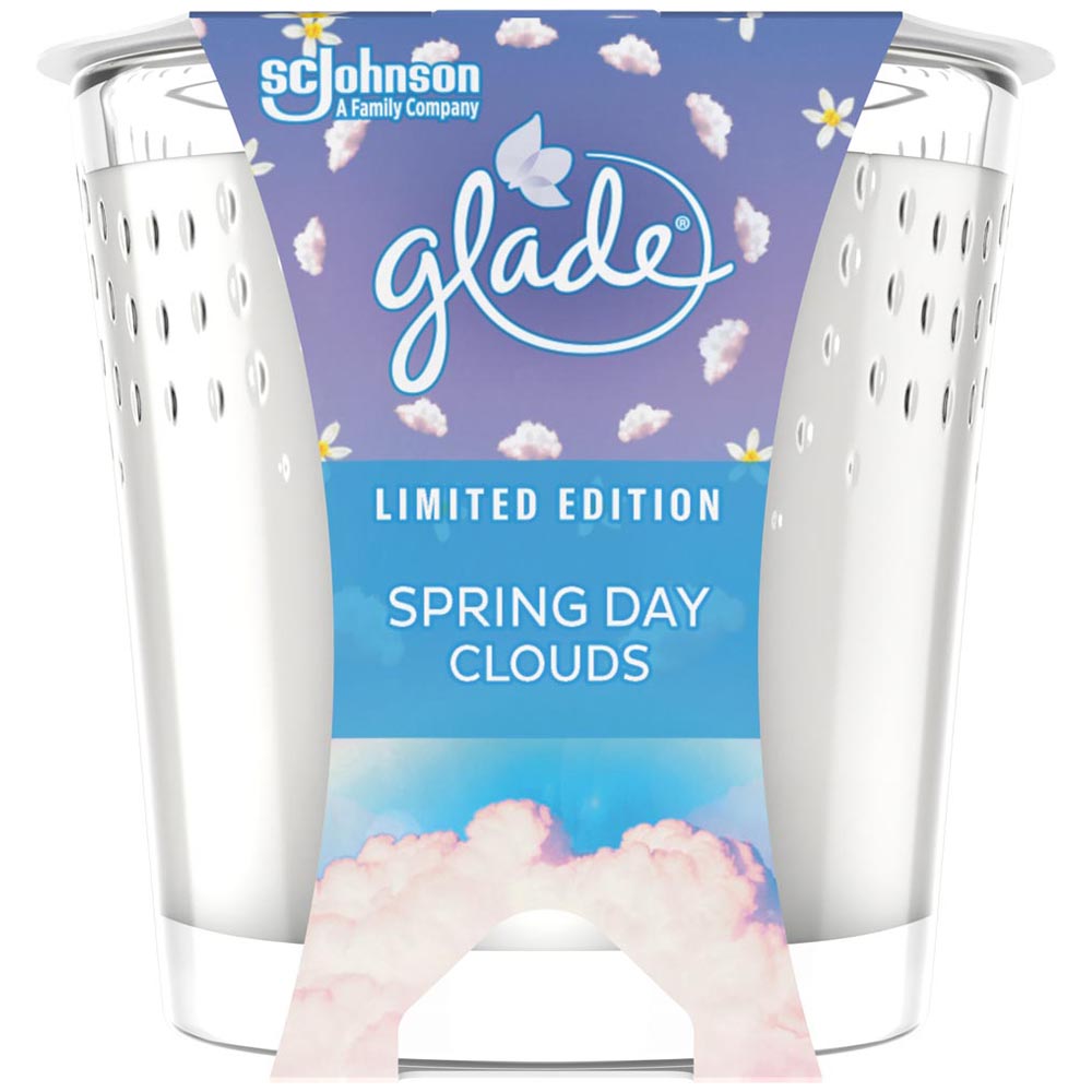 Glade Spring Day Clouds Scented Candle 129g Image 1