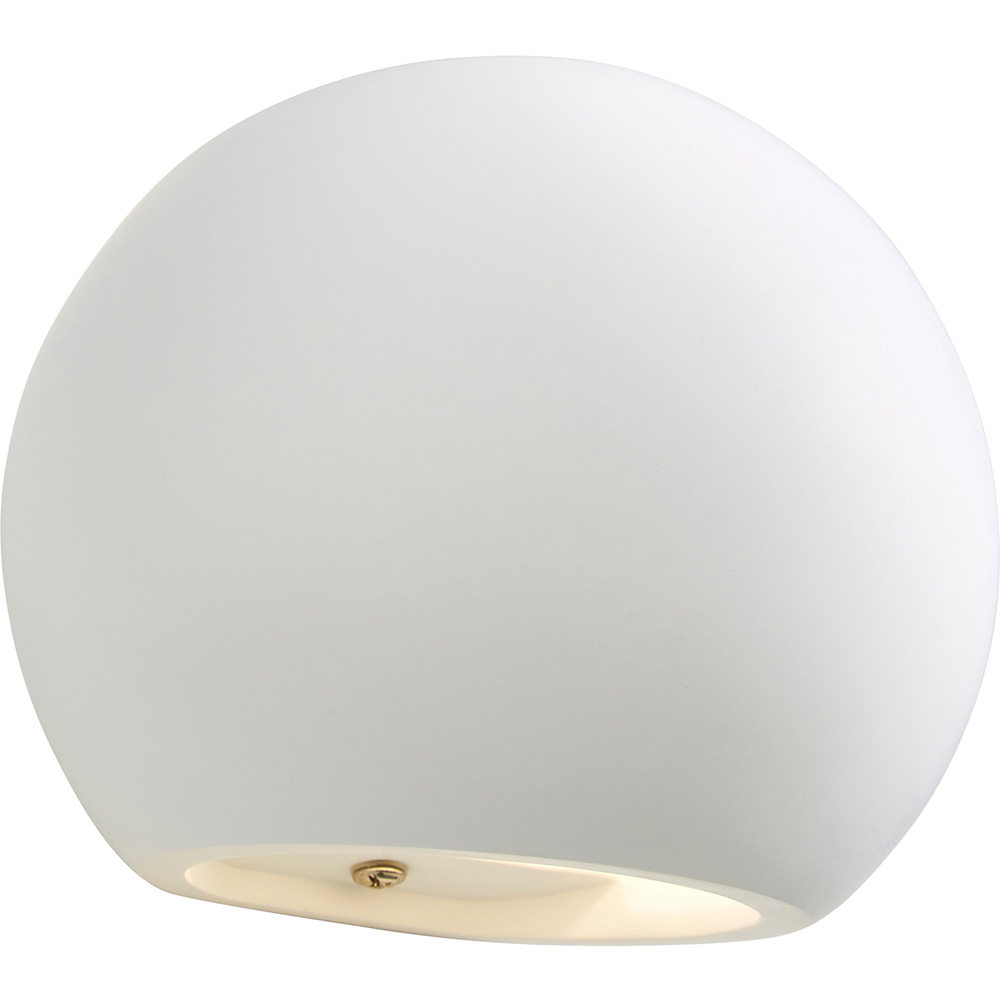 Inlight Pompeo Paintable Plaster Up and Down Wall Light Image 3