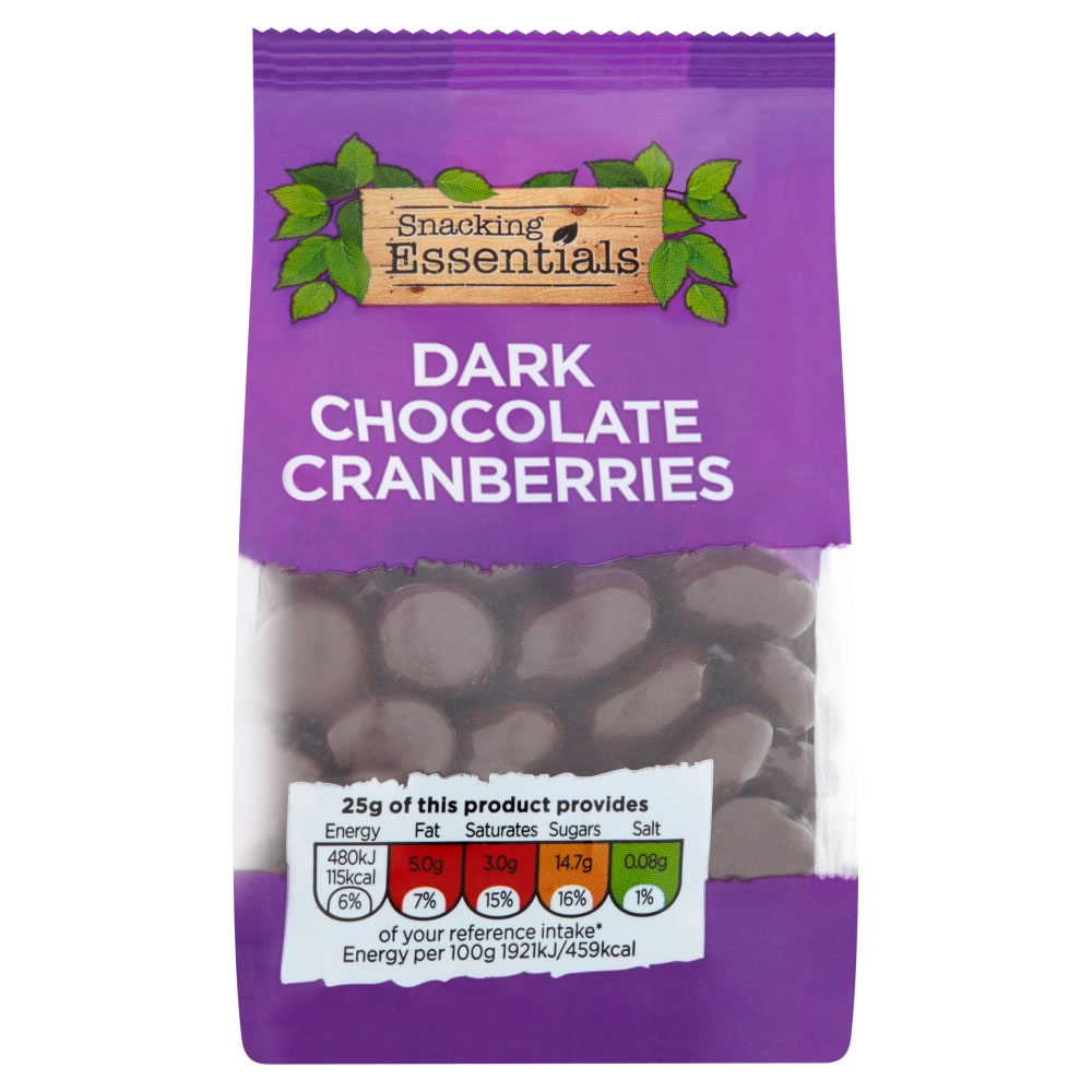 Dark Chocolate Coated Cranberries Image
