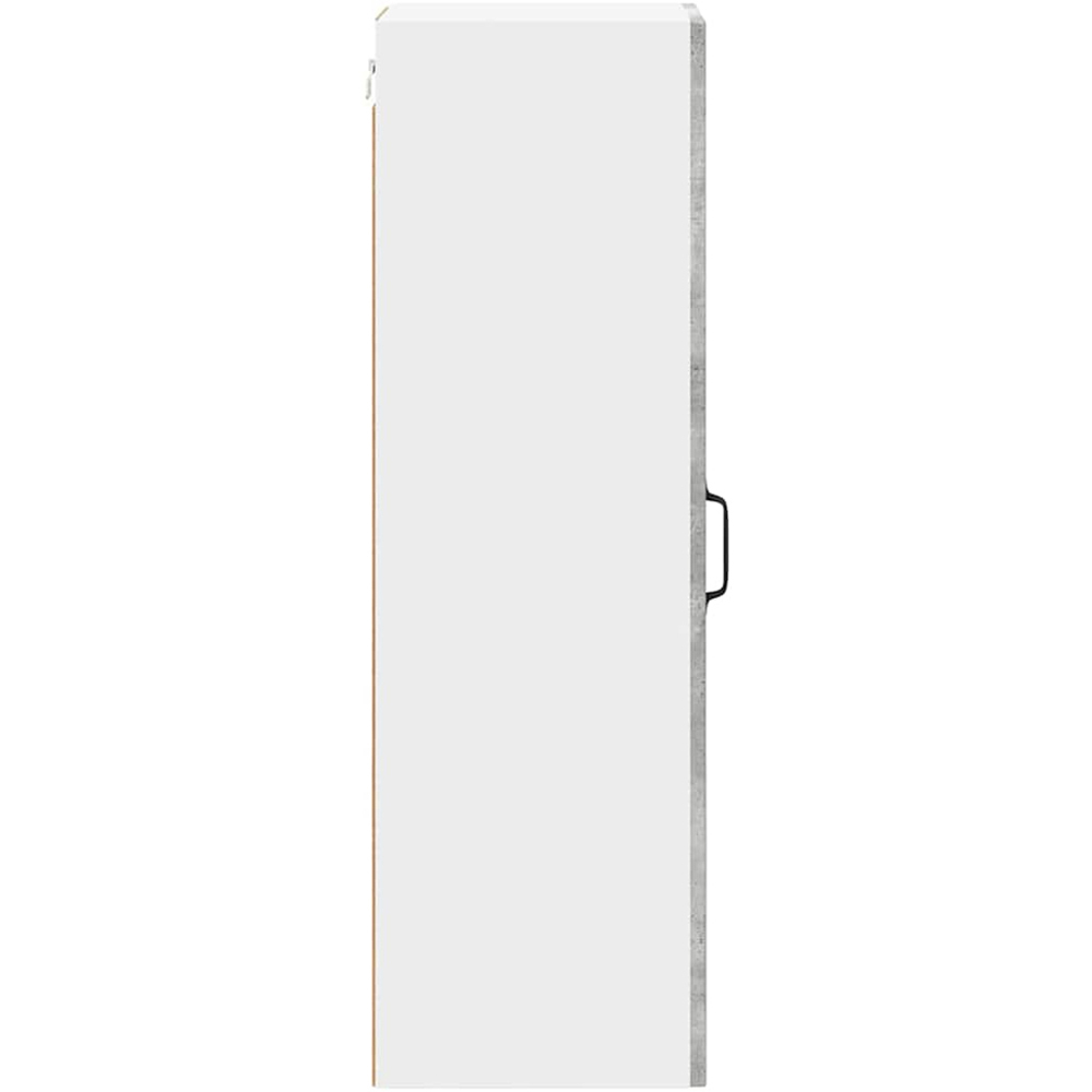 vidaXL Single Door Concrete Grey Kitchen Wall Cabinet Image 6