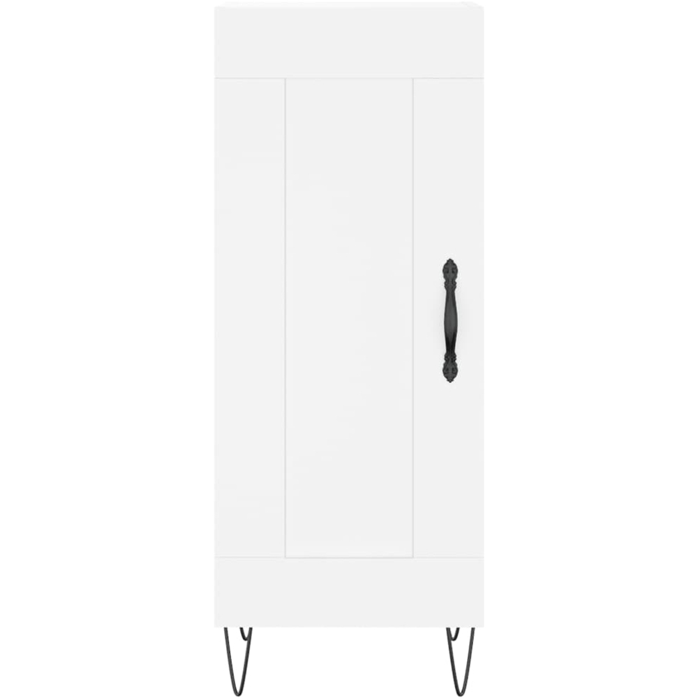 vidaXL Single Door White Sideboard Image 5