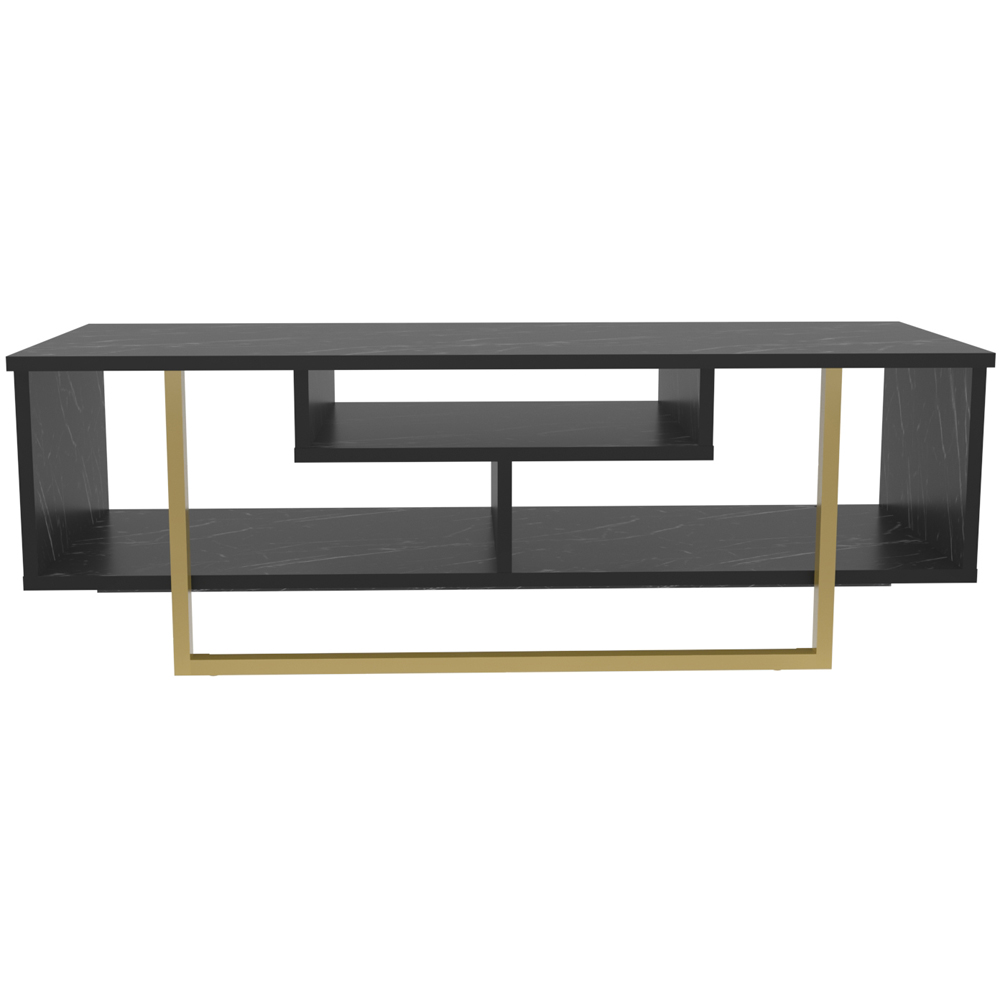 Decorotika Asal Bendire and Gold Wide TV Unit Image 6