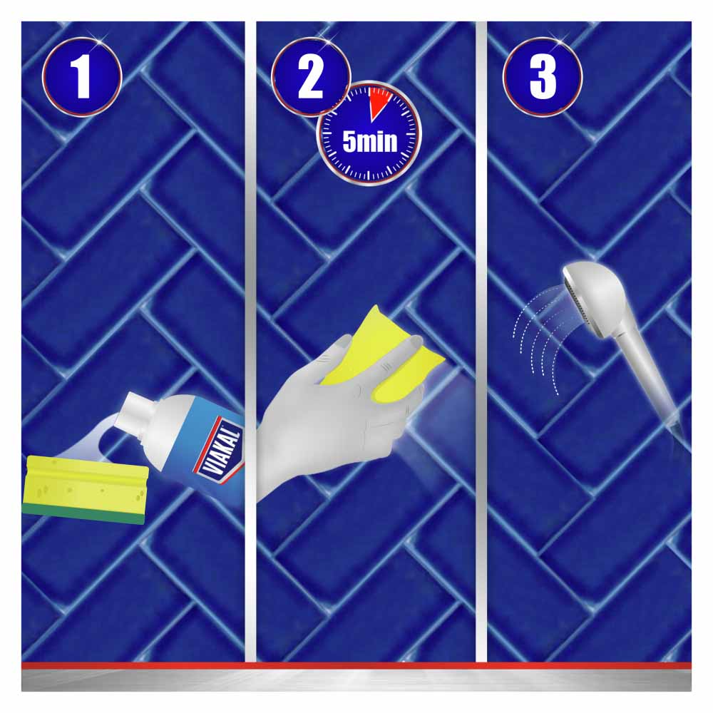 Viakal 3 in 1 Limescale Remover Gel 500ml Wilko