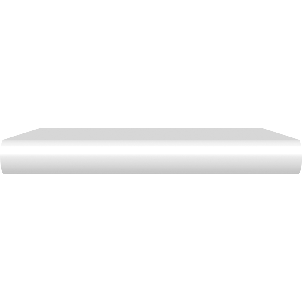 National Skirting White Full Round Primed Window Board 25mm 195 x 3040mm Image 2