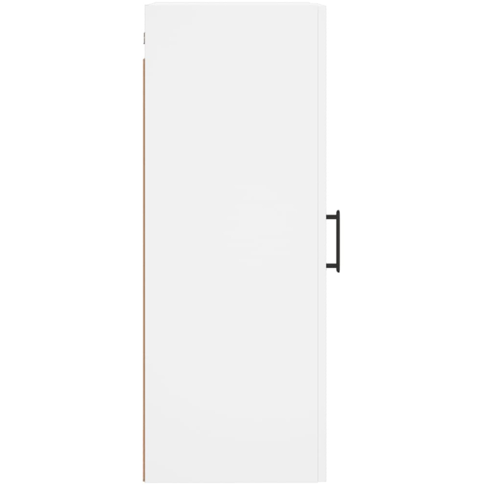 vidaXL Single Door White Wall Mounted Cabinet Image 6