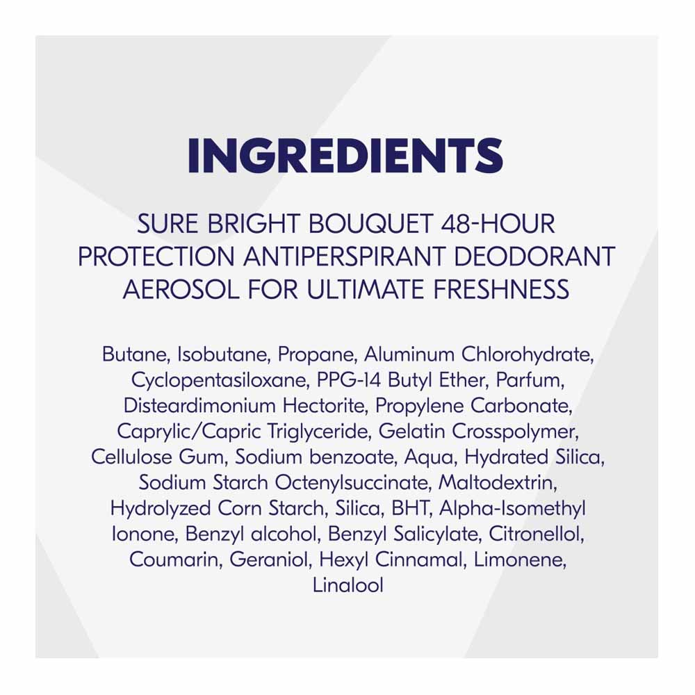 Sure Bright Bouquet Anti-Perspirant Deodorant 250ml Image 5