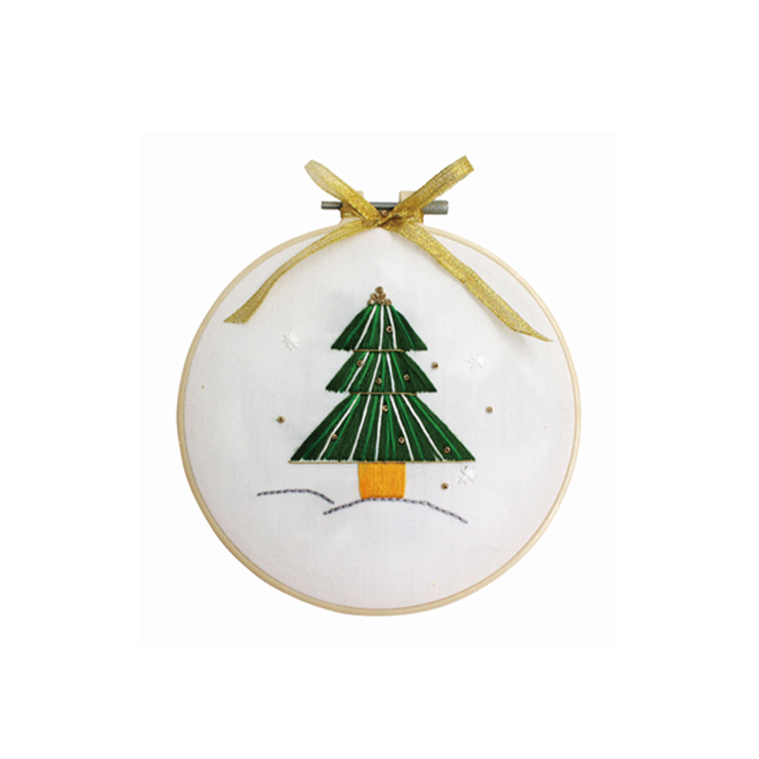 Christmas Embroidery Hoop Kit Image