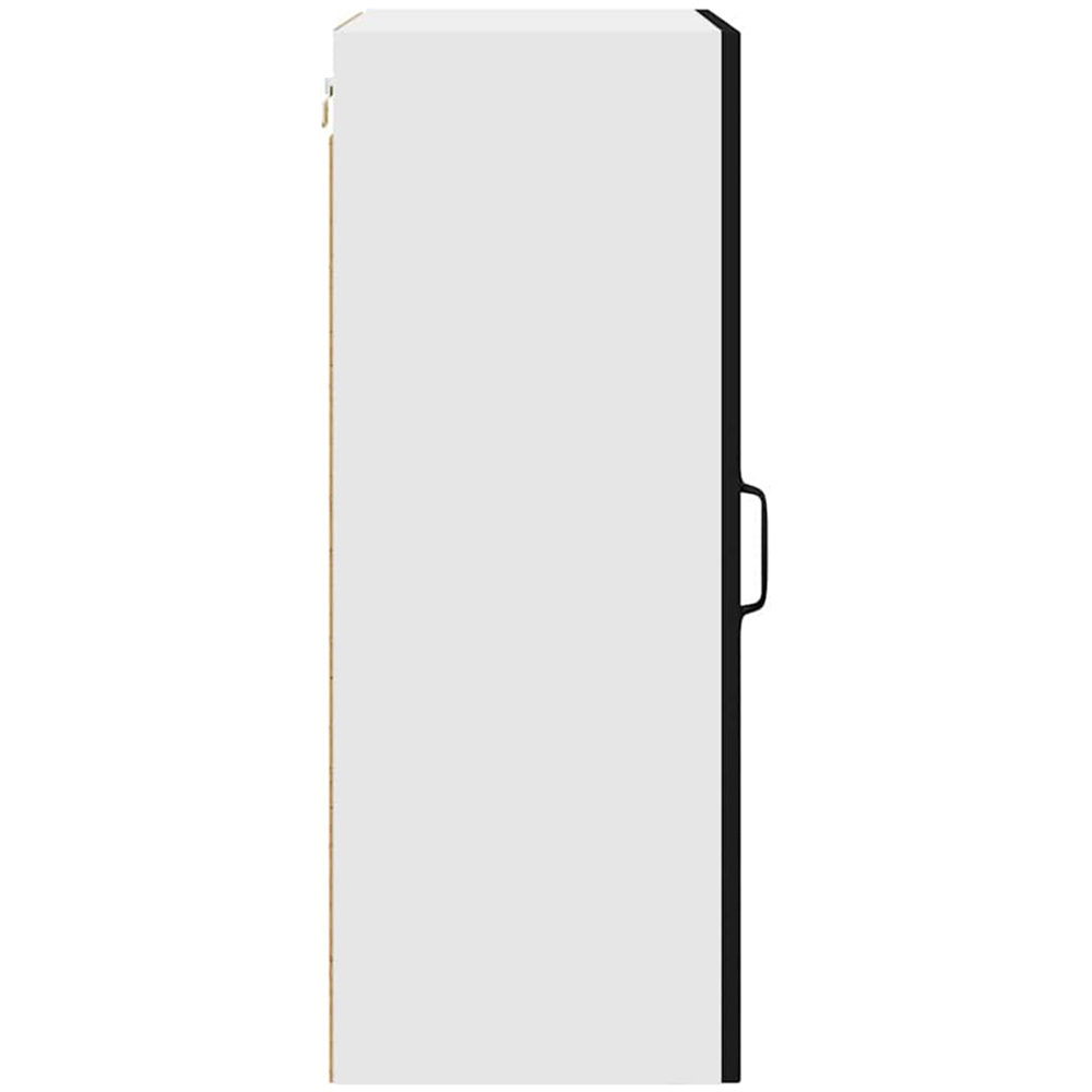 vidaXL Kalmar Single Door Black Wall Kitchen Cabinet Image 6