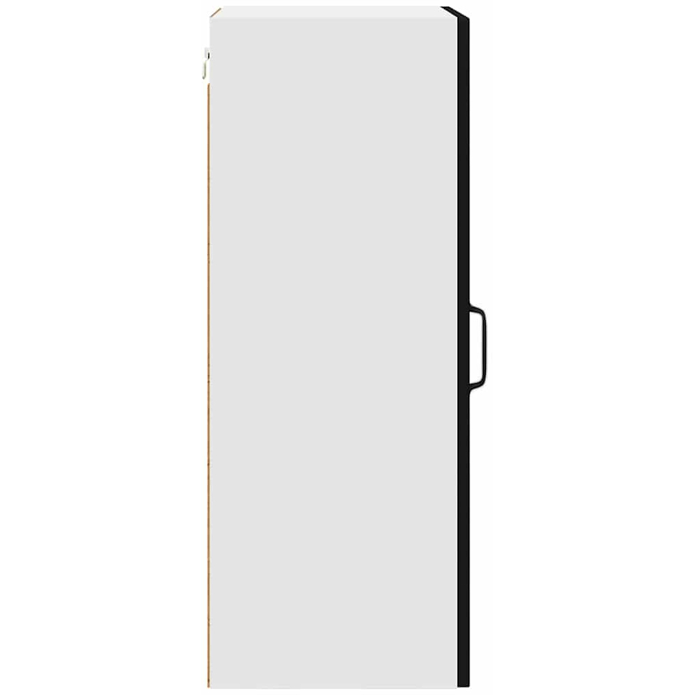 vidaXL Kalmar Single Door Black Wall Kitchen Cabinet 2 Pack Image 7