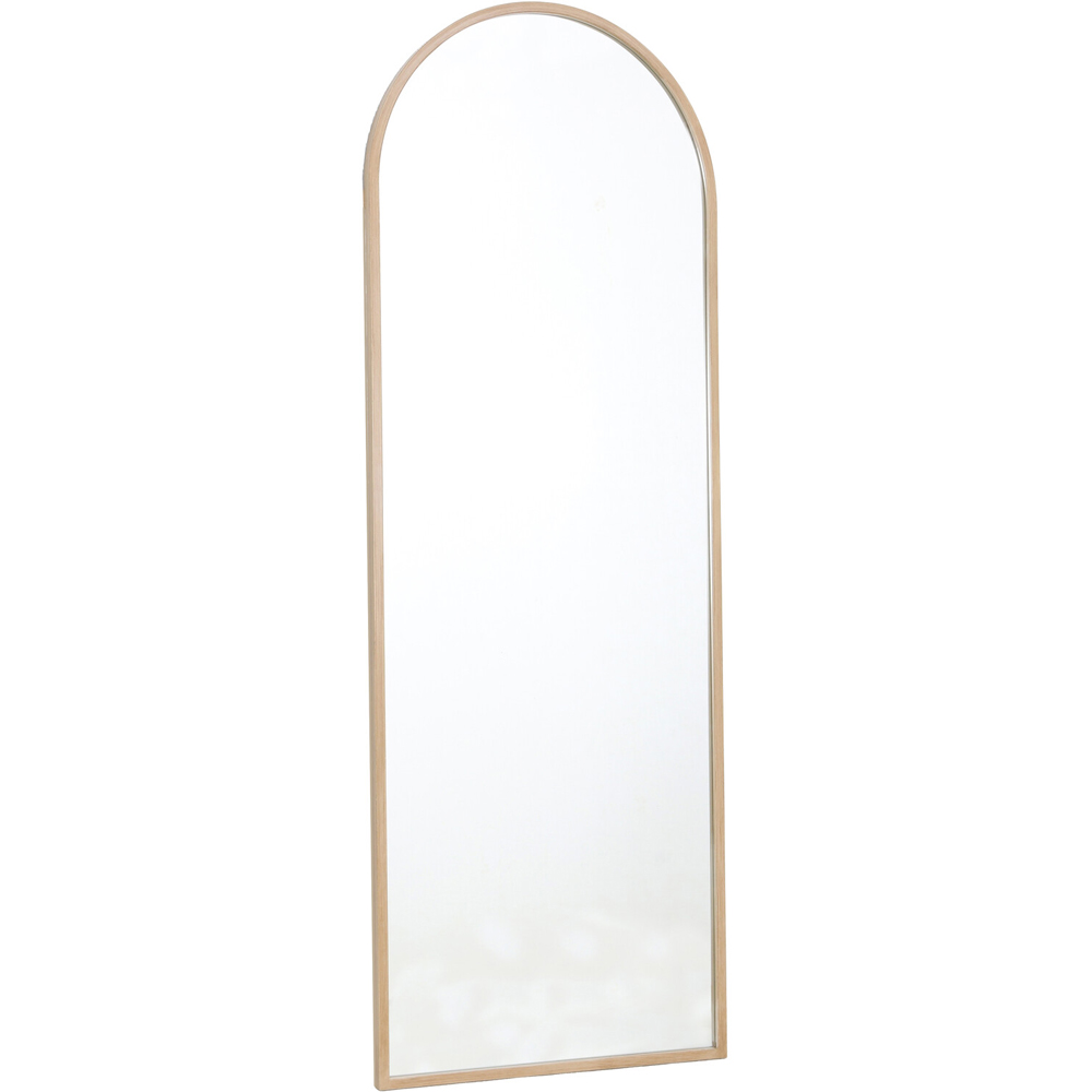 Oak Effect Arch Dress Mirror Image 1