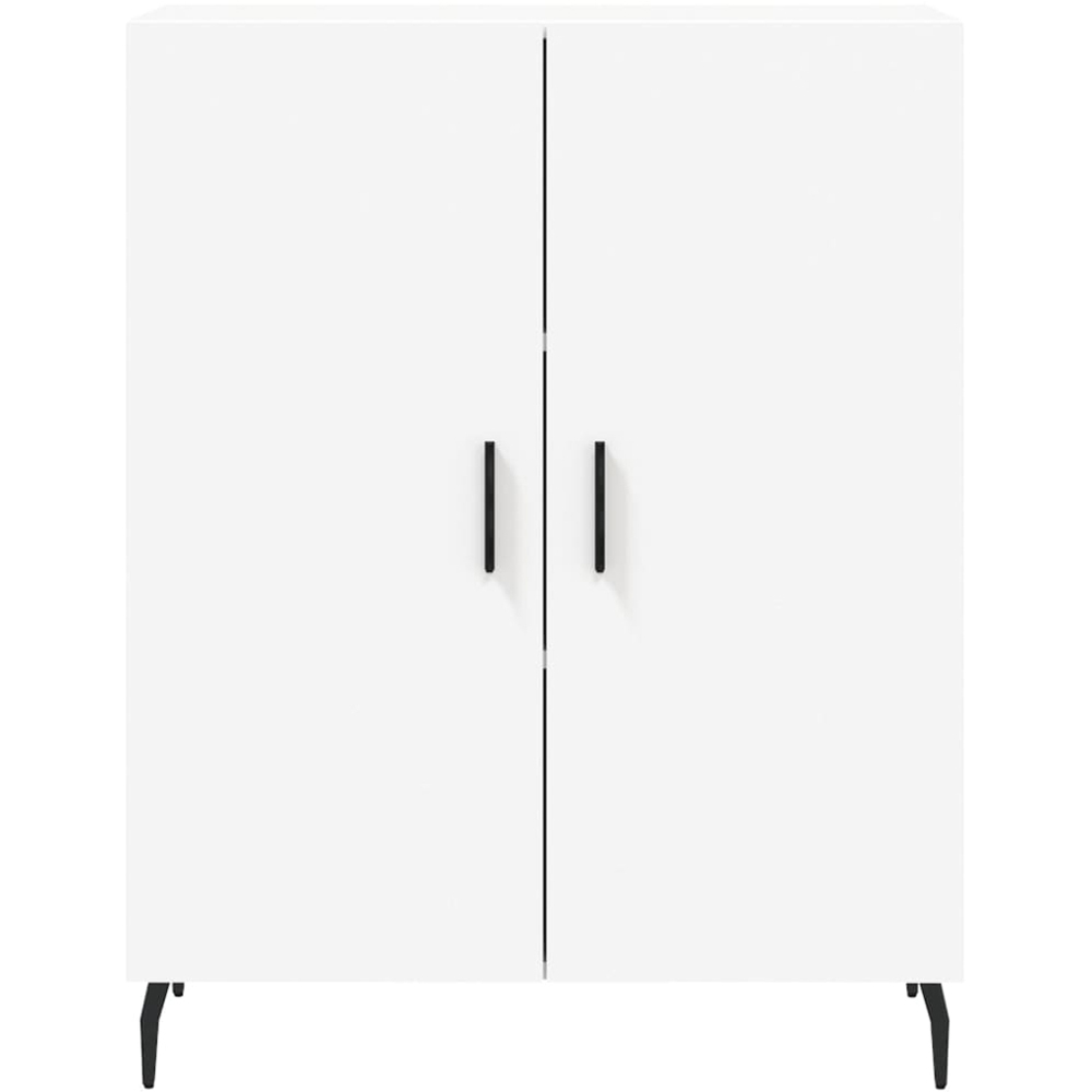 vidaXL 4 Door White Highboard Image 8