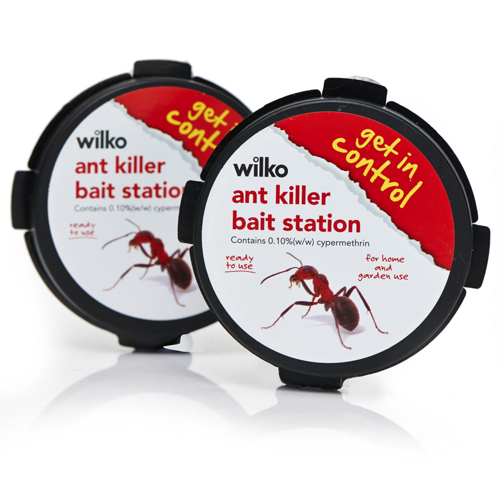 6 x Wilko Ant Bait stations Détruit Fourmis nid