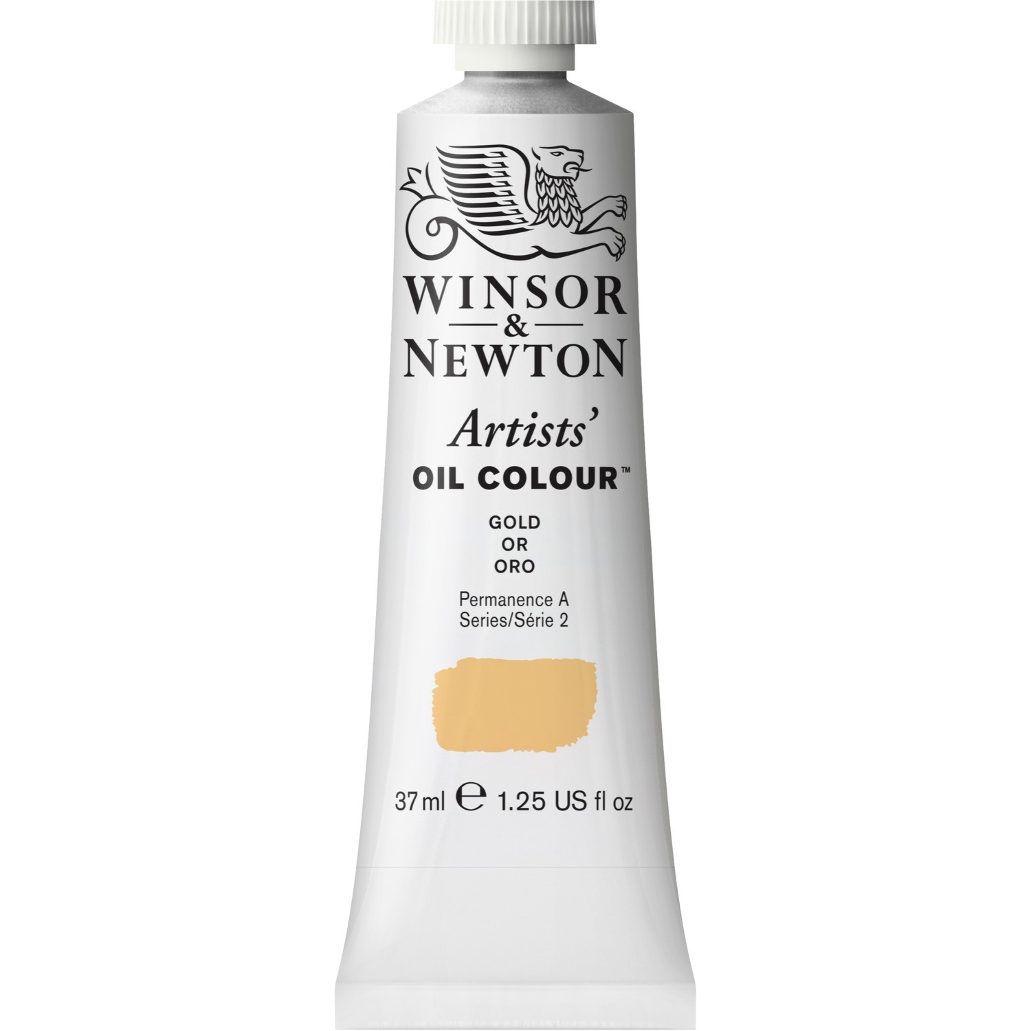 Winsor and Newton 37ml Artists' Oil Colours - Gold Image 1