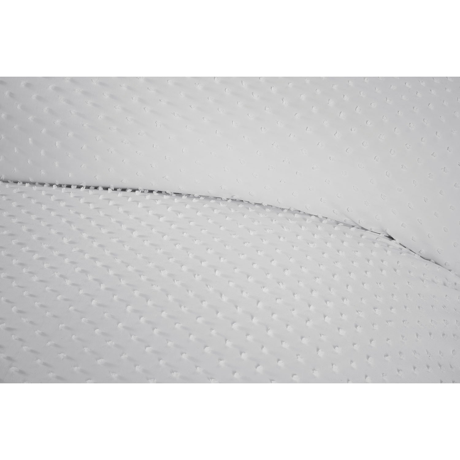 Sienna Tufted Dot Duvet Set - White Image 3