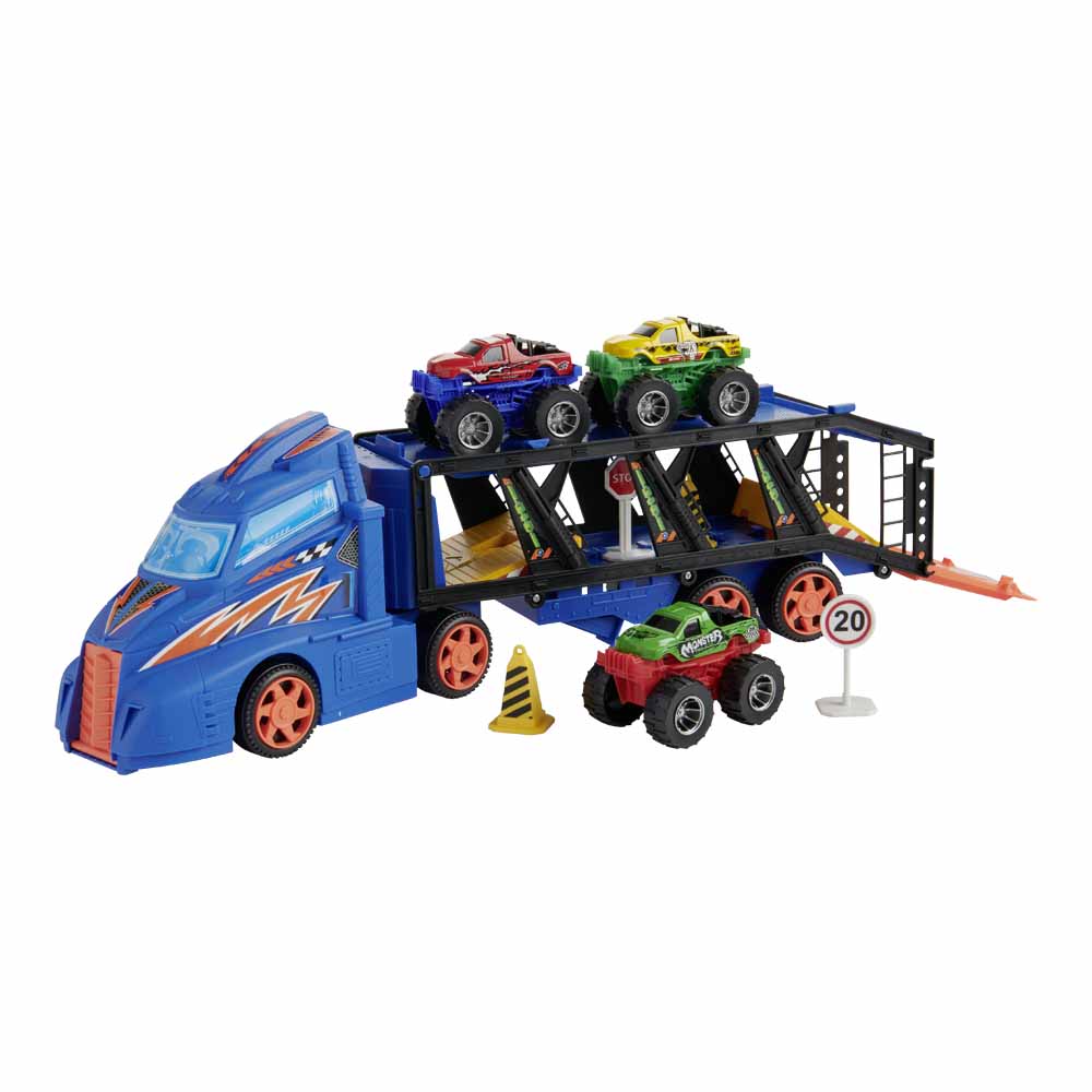 Wilko Roadsters Monster Truck Transporter Image 1