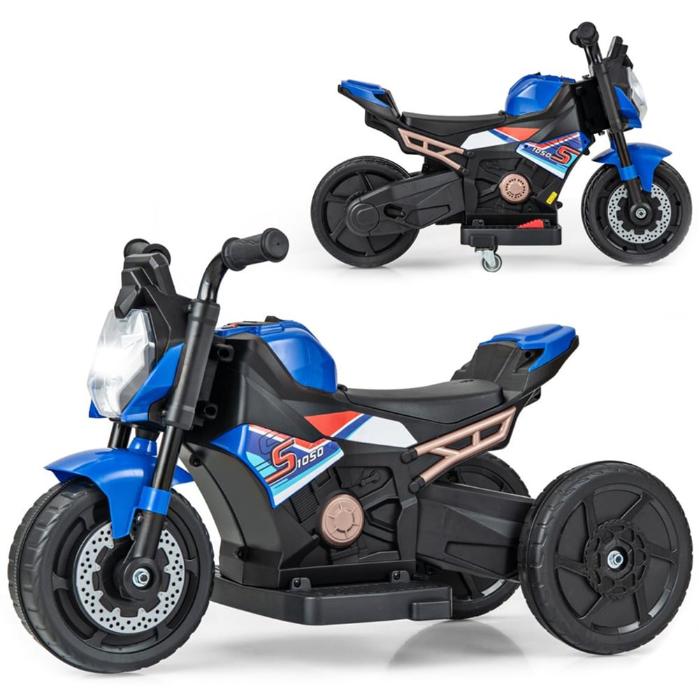 Costway Blue Kids Ride On Motorcycle Image 3