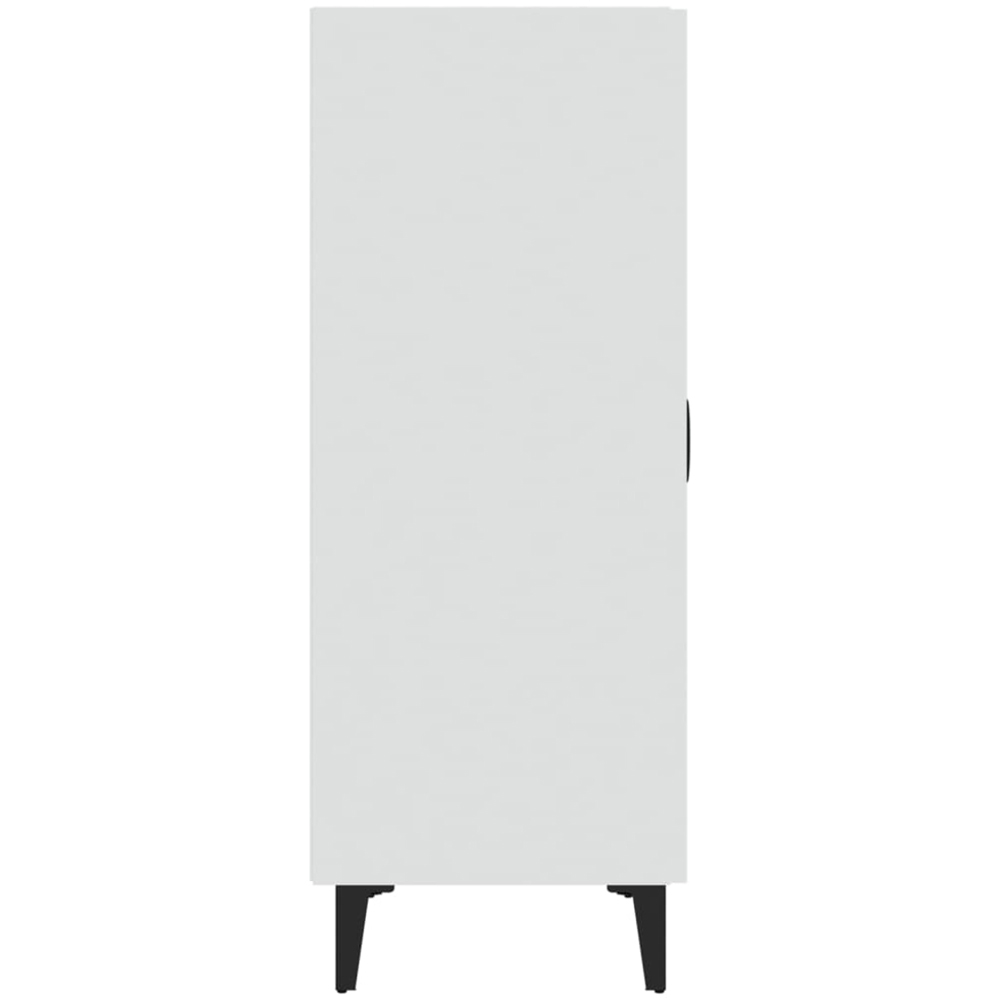vidaXL 2 Door White Sideboard Image 5