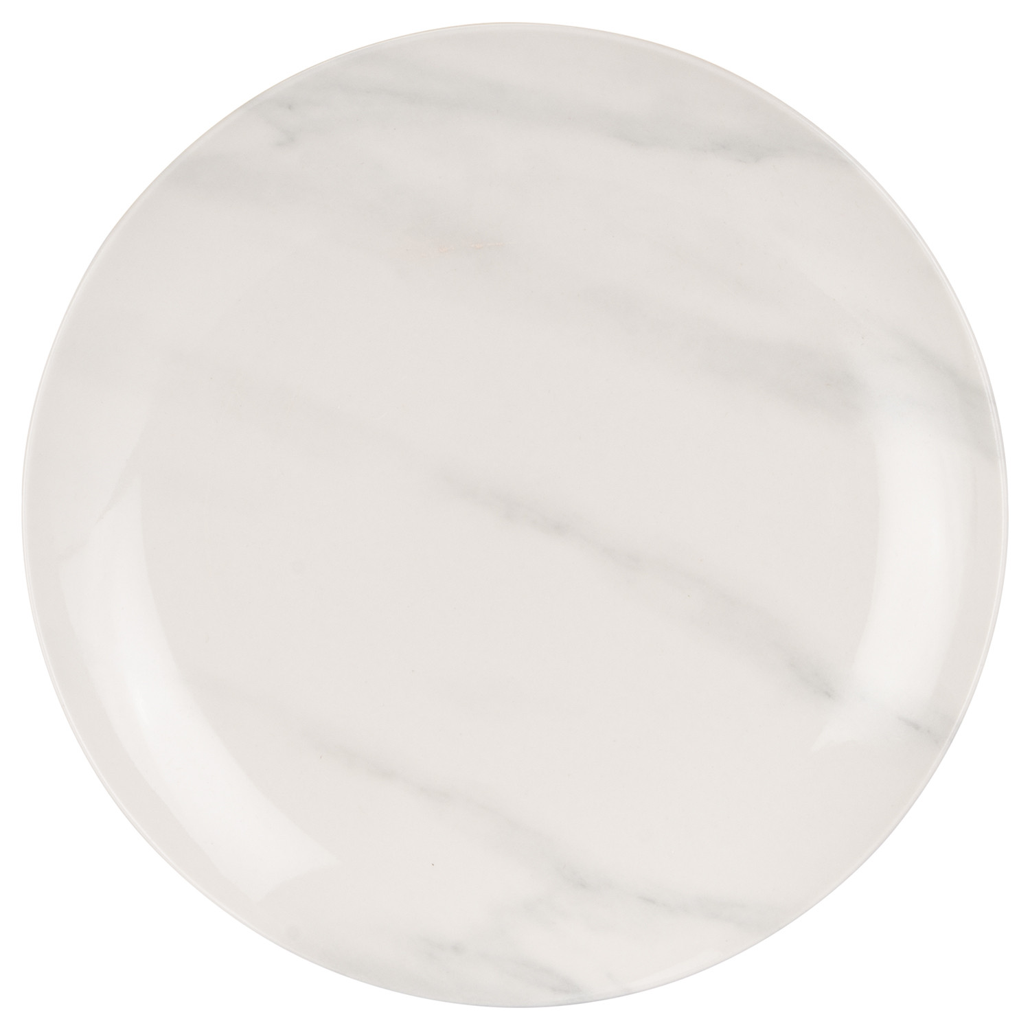 White Marble Effect 12 Piece Dinner Set Image 5