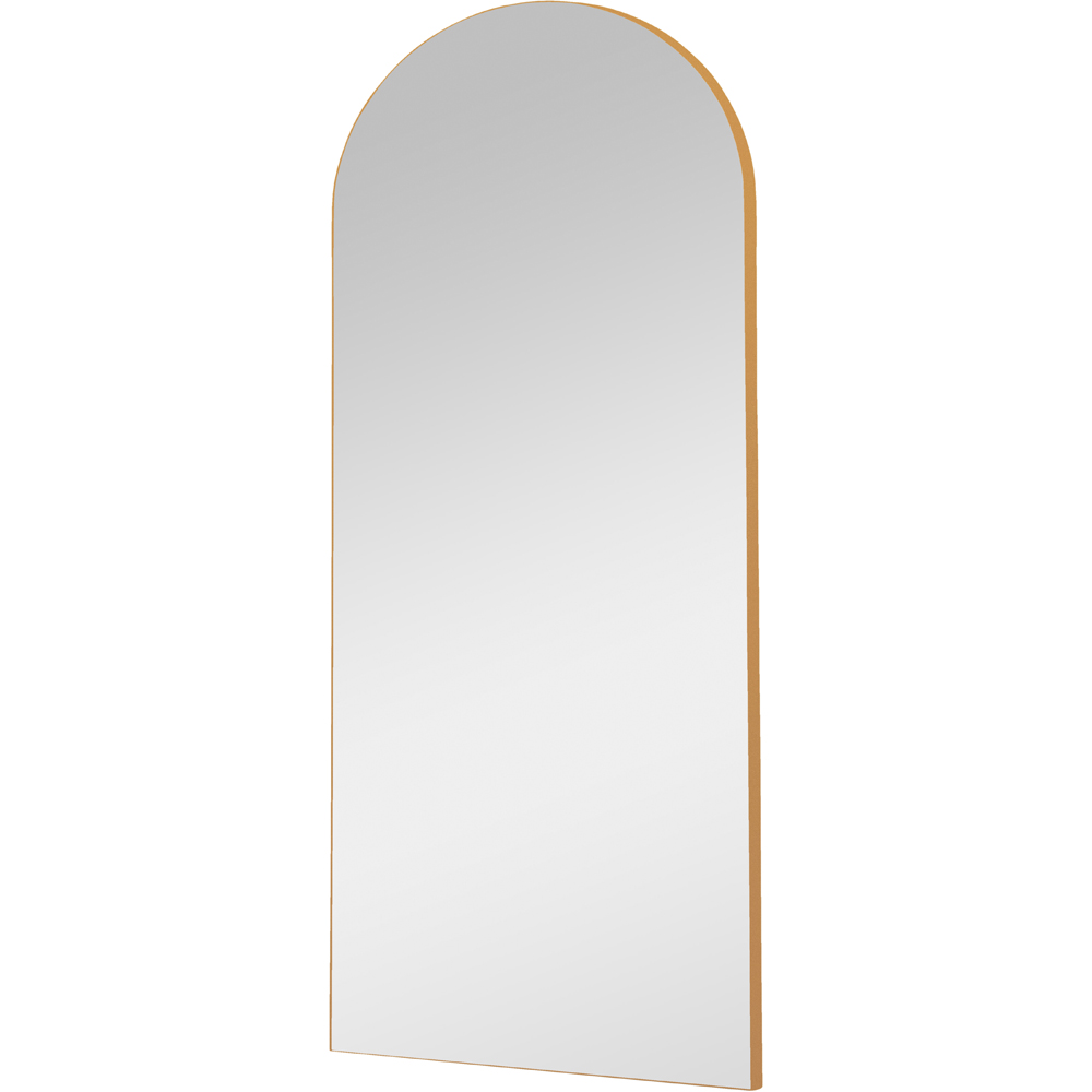 Yearn Gold Arched Full Length Wall Mirror 180 x 100cm Image 1
