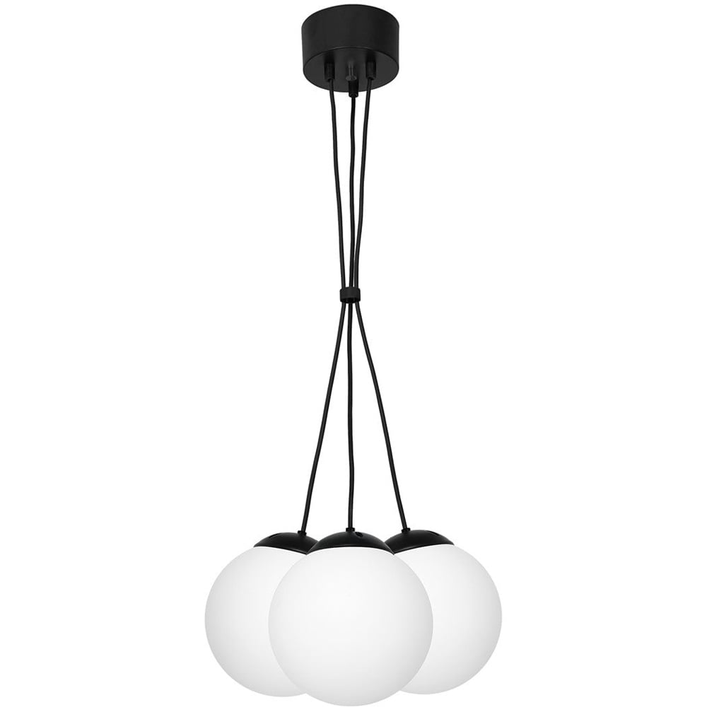 Milagro Lima Black Pendant Lamp 230V Image 1