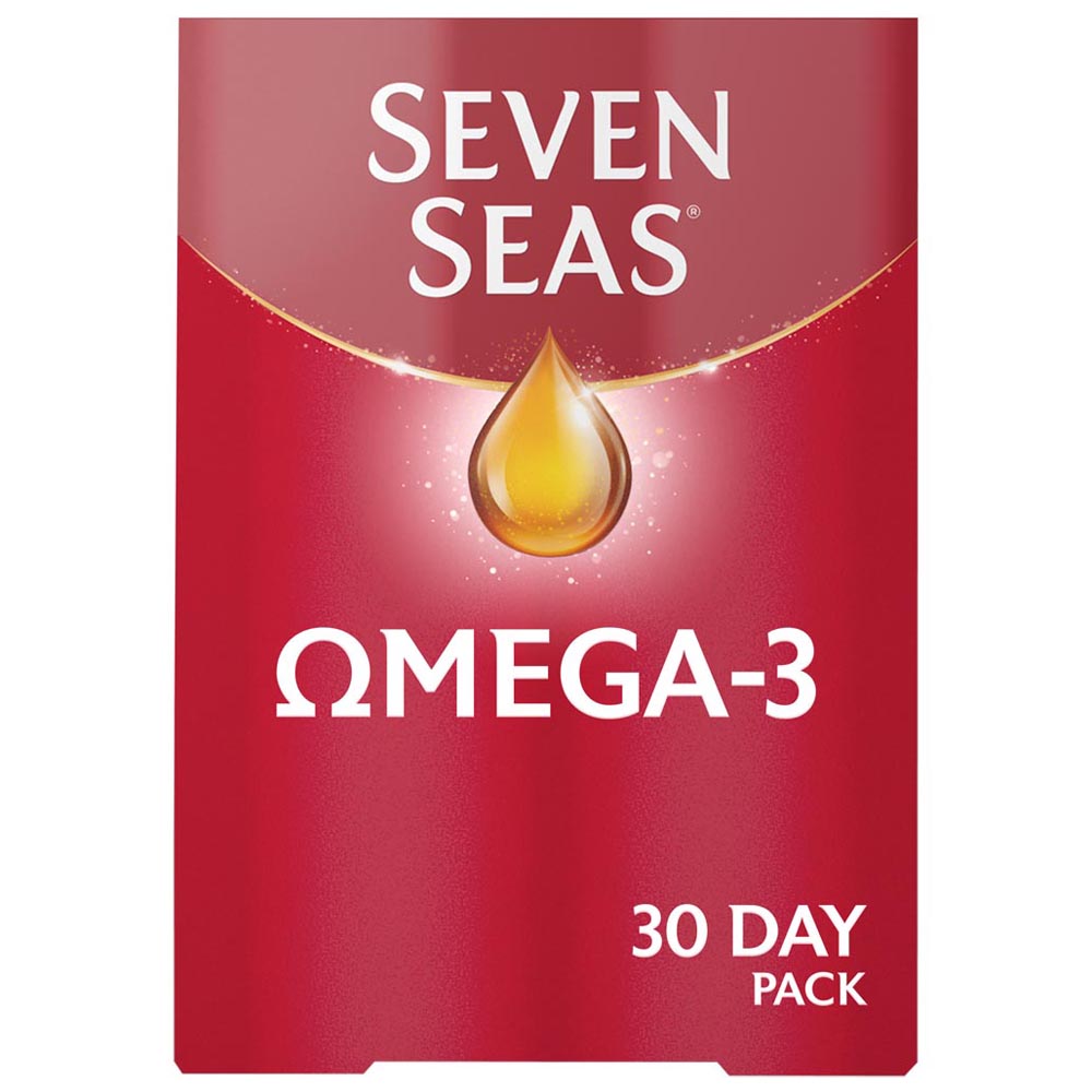 Seven Seas Omega-3 with Vitamin D 30 Capsules Image 1